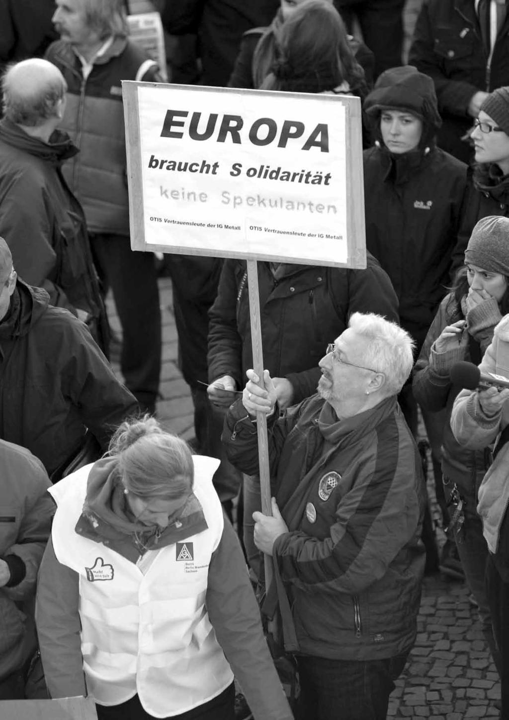 Europa Krise Gewerkschaft DDS Zeitschrift der Gewerkschaft