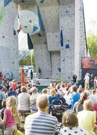 Kletterer und Helfer zeigen bei Deutschland - cup starke Leistungen Kempten war in diesem Jahr erneut das Ziel für Kletterer aus ganz Deutschland.
