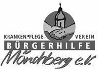 Krankenpflegeverein Bürgerhilfe Mönchberg e.v. Jahreshauptversammlung mit Neuwahlen Am Donnerstag, den 28.11.2019, begrüßte der 1.