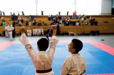 Manhattan, New York City, USA. Ziel: Das Karate-Dojo Kenwakan unweit vom berühmten Flatiron- Building, unter der Leitung von Michelle Gay (5. Dan). Am Mittwoch, den 8.