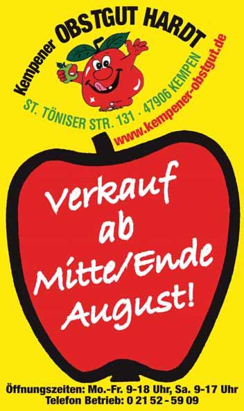 Veranstaltungskalender: August und September 2020 7 ratsinfo.kempen.