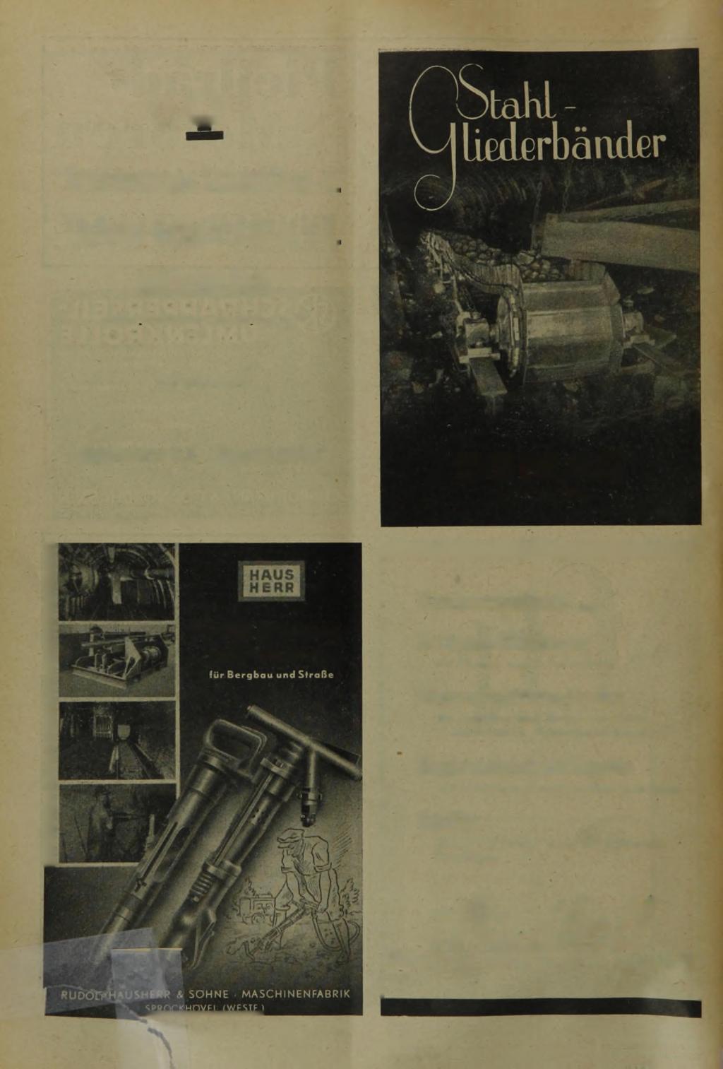 O Großdeutsche Schachtbau- u. Tiefbohr-Gesellschaft m.b.h. Mülheim-Ruhr (frühetschachtbau Thyssen"G.