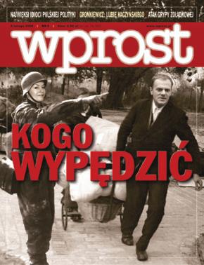 Abb. 2: Wen vertreiben?, Wprost-Cover vom 5.08.2008 Über Jahre hohe Priorität räumte die Redaktion des Nachrichtenmagazins Wprost dem Kampf gegen die deutsche Erinnerungsstätte und -kultur ein.