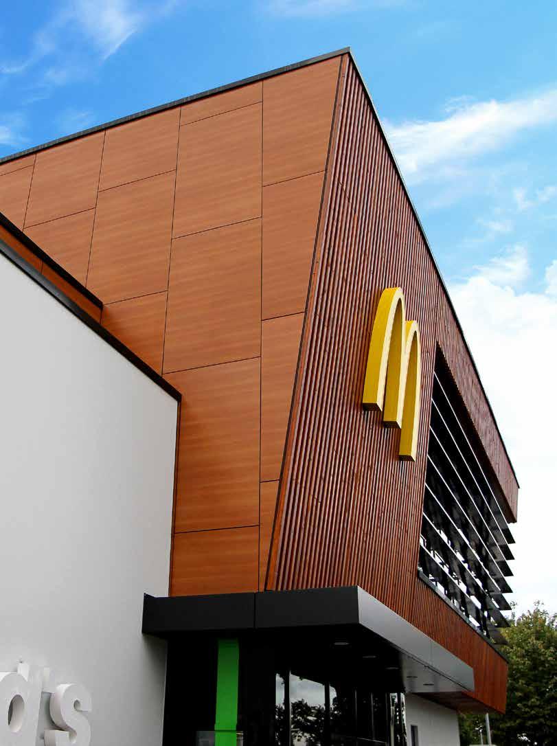 Imagine Trespa McDonald s 15 MILLIONEN KUNDEN JEDEN TAG. 15.000 NEUE JOBS. 7.600 RESTAURANTS. 38 MÄRKTE. EINE MARKE.