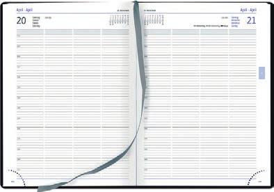 Collins Standrad A4 Tag pro Seite 2020 Tagebuch Hardcover Umschlag Kalender Voll 