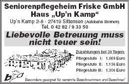 Dabei sollten sich die ehemaligen Berufstätigen aber auch einmal Ruhe gönnen und einfach nur das Faulenzen genießen. Ansonsten gilt aber das alte Sprichwort: Wer rastet, der rostet.