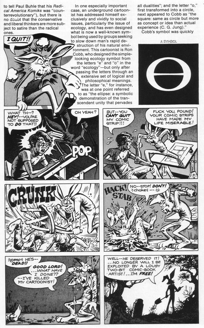 Was ist ein Comic-Autor? Abb. 11. John Pound: Death Rattle 1 (1972), in: Mark J. Estren: A History of Underground Comics, S. 157.