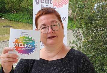 BRANDENBURG 17 Queeres Alphabet Eine neue Broschüre zu geschlechtlicher und sexueller Vielfalt, herausgegeben von der Landeszentrale für politische Bildung Brandenburg, erklärt zentrale Begriffe der