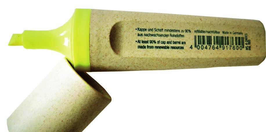 97: Schulranzen mit Stoff aus zu 100% recycelten PET-Flaschen Alternativen zu nicht nachwachsenden Rohstoffen Aufgrund der hohen Abhängigkeit der Kunststoffproduktion von den Erdölvorkommen ist die