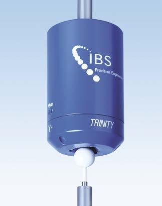 Sensoren Trinity Messkopf mit W-LAN zur Spezifikation von Werkzeugmaschinen IBS Precision Engineering bv stellt mit dem Trinity Messkopf einen neuen Sensor vor, der kabellos über W-LAN direkt mit