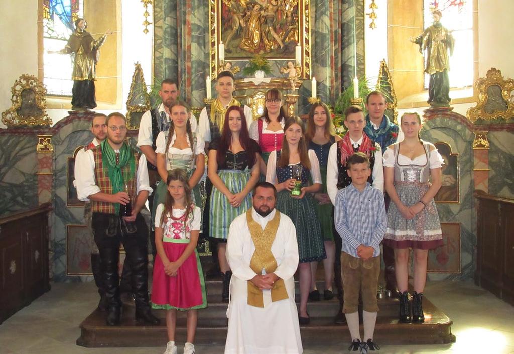 Wort unseres Seelsorgers Marcin Mrawczynski: Jedes Jahr feiern wir unsere Kirchtage, die Feste unserer Kirchen. Mit diesen Feierlichkeiten wollen wir für die Gotteshäuser danken.