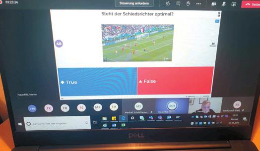 Bezirk Lüneburg Erfolgreiche digitale Lehrabende im NFV-Kreis Stade Schiedsrichter-Obmann Marcel Baack: Option auch für die Zeit nach Corona Als am Montag, dem 2.