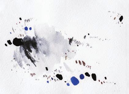 Jana Vuković Water, Dust and Ice, 2020, ink, graphite and pastel on