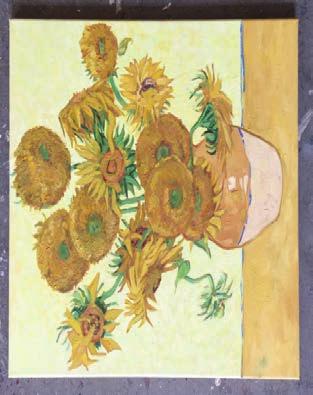 ANONYM Replik nach Van Gogh s Sonnenblumen, 2018, Öl auf