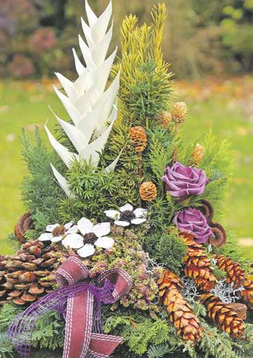 KRODEL Deine REWE Floristik in Pressath»Zur Blumenfee «Zu Allerheiligen gestalten wir für dich: Grabgestecke