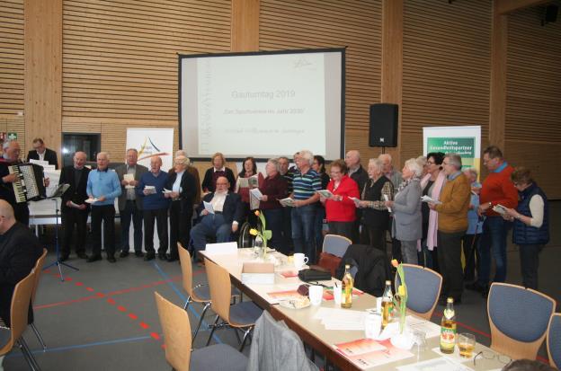 Freundeskreis Ältere Willi Beisswanger Gauturntag am 26. Januar 2019 in Gerstetten- Dettingen.
