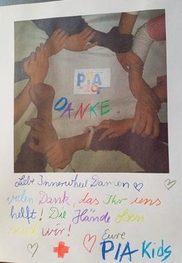 Inner Wheel Club Bielefeld unterstützt PIA-Treff des DRK Bis zu 20 Kinder erhalten im PIA-Treff (Projekt interkulturelle Arbeit) des Deutschen Roten Kreuzes (DRK) zweimal in der Woche ein kostenloses