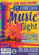 SEPTEMBER, AB 20 UHR Die MusicNight ist in Einbeck ein Traditionsevent seit mehr als 20 Jahren wird die Stadt am ersten Septemberwochenende von Live-Musik bestimmt.
