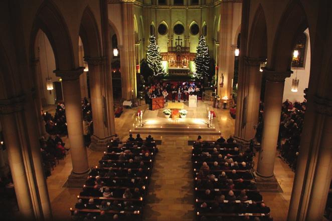 Weihnachtssingen am 10. Januar 2021 um 17.00 Uhr in der St. Agatha-Kirche in Mettingen ein.