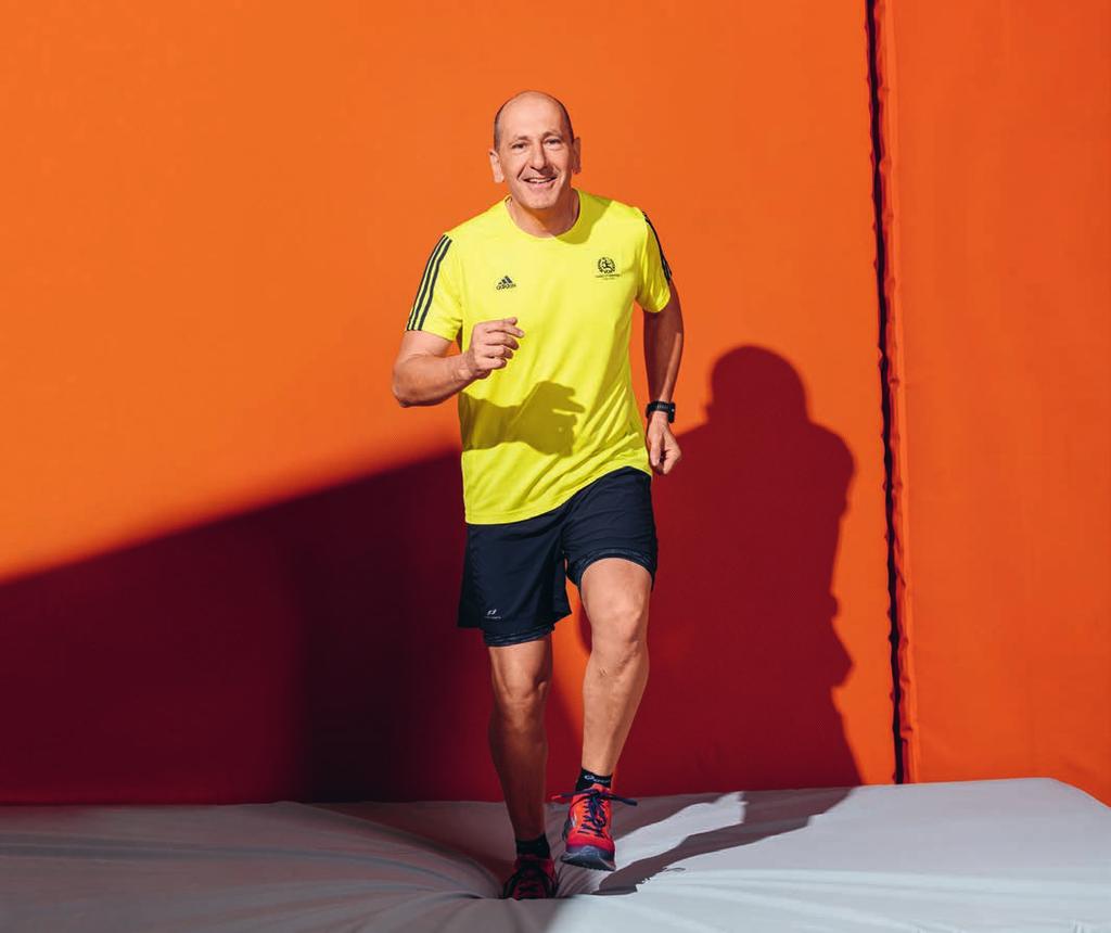 Roland Gasser trainiert mit seinem Ziel vor Augen: dem Marathon in Amsterdam. machen will. Bis jetzt konnte ich gut widerstehen.