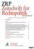 Rechtspolitik (ZRP) 2020, S.