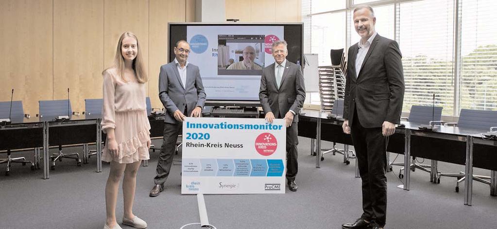 Innovationsmonitor Rhein-Kreis Neuss 2020 vorgestellt Die Wirtschaftsförderung des Rhein-Kreis Neuss legt den ersten Bericht zu den betrieblichen Innovationsstrukturen im Rhein-Kreis Neuss mit seinen