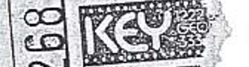 Wenn man die "KEY Theater"-Kartennummer 025268 genau betrachtet, ist auf dem Mikrodruck neben dem Wort "KEY" "1222" zu sehen.