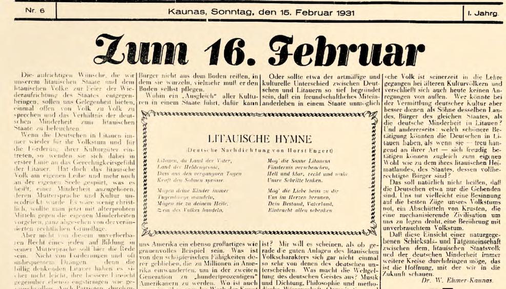 Die Angelegenheiten des Konsistoriums und der Synoden wurden oft in der Presse beschrieben. Zu dieser Zeit gab es in Litauen etwa 28.000 deutsche und 22.000 litauische Lutheraner.