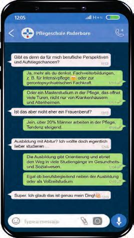 Meine Chancen DATEN & FAKTEN 420 Auszubildende können seit April 2020 unsere rechtlich eigenständig geführte Schule für Pflege und Gesundheit Paderborn