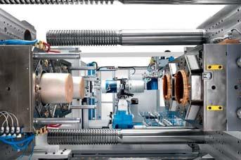 38 PRODUKTION / AUTOMATION Spritzgießmaschinenbaureihe mit Schließkraftbereich von 4.000 bis 13.