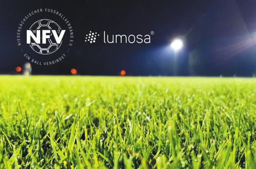Partnerschaft NFV nimmt Vorbildfunktion beim Umwelt- und Klimaschutz sehr ernst Der Verband kooperiert mit den LED-Flutlicht-Profis von Lumosa Lumosa, führender Hersteller von High-Power LED