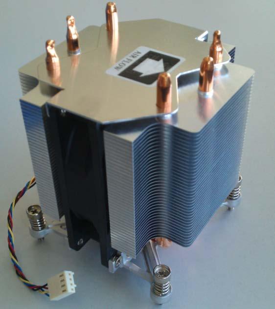 Kühlkörper / Kühler Alu Heatsink /  POWER LED 82 x 78 x 25 mm AF CPU 