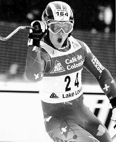SPORTBOTE Walliser Bote Montag, 27. November 2000 «Silvano ist ein Winnertyp» Abfahrt Männer Lake Louise (Ka). 1. Weltcup-Abfahrt des Winters: 1. Stephan Eberharter (Ö) 1:40,79. 2. Silvano Beltrametti (Sz) 0,24 zurück.