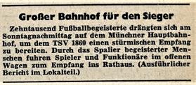 Die Rupert Schwürzinger, bei dem die Leidenschaft zum Fußball als Spieler in der Schülermannschaft bei Helios München seinen Anfang nahm, hat die Fortsetzung der Erfolgsgeschichte in den 50er und