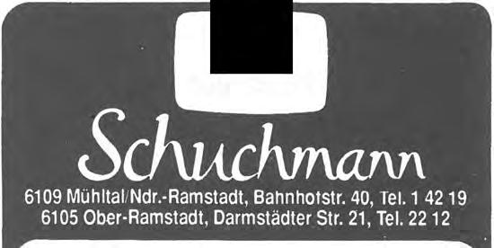 Seite 8 April 1989 Die Evangelische Kirchengemeinde sucht Hausmeister /in Im Nebenamt zum Herbst nach Mühltal/Nieder-Ramstadt. Arbeitszelt ca. 5-6 Stunden wöchentlich und Bereitschaftsdienst.