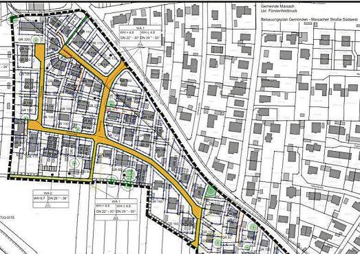 März erfolgte die öffentliche Bebauungsplan Gernlinden, Maisacher Straße Südwest Auslegung des Bebauungsplans, der vom Planungsverband Äußerer Wirtschaftsraum ausgearbeitet wurde.