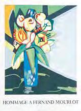 FRANCOISE GILOT Neuilly-sur-Seine 1921 lebt in New York und Paris 471 Pivoines et Tulipes. Plakat zur Ausstellung Hommage à Fernand Mourlot, Paris 1991.