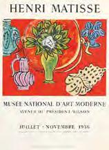 [ms] (156) 659 50 Ans de Collages... Ausstellungsplakat de Musée de Saint-Étienne 1964. Farblithographie nach einem 1953 entstandenen Werk von Matisse um 1964.