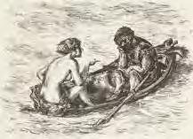 wurde. [bg] (29) 868 Das Beutestück Mars und Venus Der müde Mars. Eremit mit nacktem Mädchen in Hucke, Kriegsgott und Liebesgöttin in der Arena sowie beide Götter in einem Boot. 3 Bll.