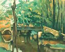 19. JAHRHUNDERT PAUL CEZANNE 1830 Aix-en-Provence 1906 198 Le Pont de Maincy. Farblithographie von Sylvain Juillen nach dem gleichnamigen 1879/80 entstandenen Gemälde von Cezanne 1990.