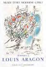 Sorlier nach Chagall unter Verwendung eines Teilmotives einer Vorstudie zu dem gleichnamigen, 1937 entstandenen Gemälde, 1963. 220, Sorlier CS 9. Sorlier-Affiches 93. Czwiklitzer 28.