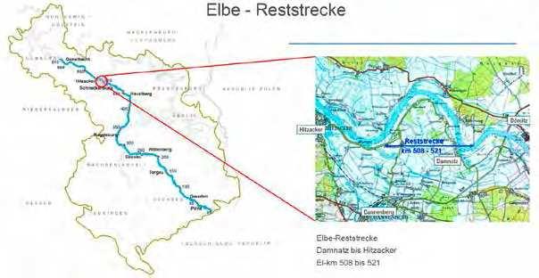 Gesamtkonzept Elbe 27 Kapitel 4: Maßnahmenvorschläge für Strecken mit hohem Konfliktpotenzial und weitere konkrete Maßnahmen Maßnahmen für die Rest- und die Erosionsstrecke Eines der Ziele des