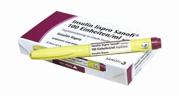Einheiten/ml Injektionslösung in einem Fertigpen Wirkstoff: Insulin lispro. Zusammensetzung: 1 ml enthält 100 Einheiten (3,5 mg) Insulin lispro.