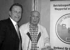 Sport im BSVN WBSV Hauptausschuss Richard "Bobby" Berk (re.