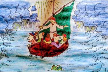 Seite 6 Kleinkindergottesdienst Kleinkindergottesdienst Mit Jesus in einem Boot 19.