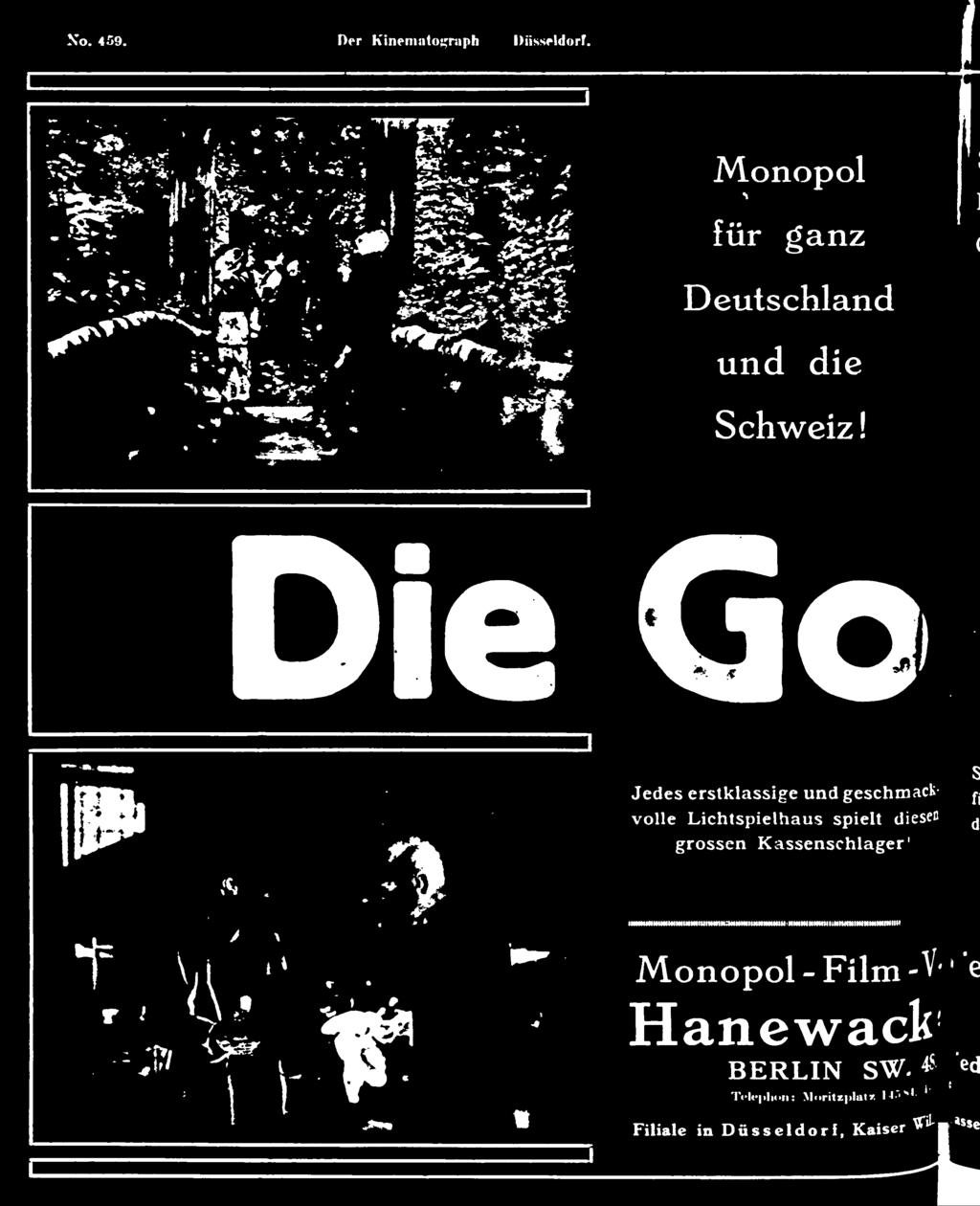 Kassenschlager Monopol - Film -V Hancwack
