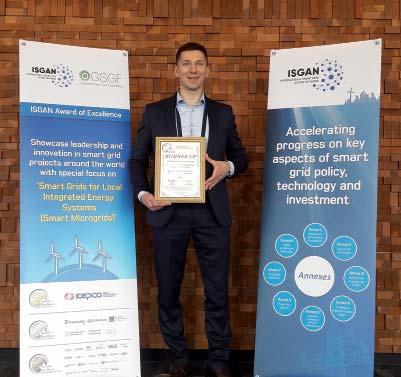 3 ISGAN Award of Excellence 2019 für das Forschungsprojekt RIGRID verliehen Die Entwicklung und den Einsatz intelligenter Stromnetze (Smart Grids) vorantreiben mit diesem Ziel vergibt das