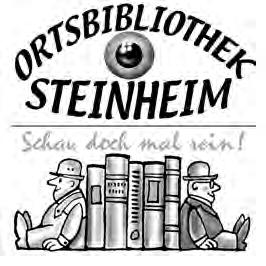 Am Montag, 18.11.2019 bleiben die Bibliotheken in Steinheim und SoÈ hnstetten wegen einer Fortbildungsveranstaltung geschlossen.