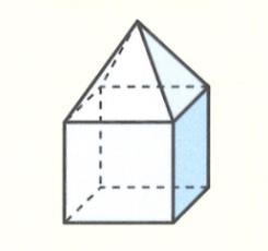 a) Aus welchen Grundkörpern setzt sich das Haus zusammen? Das Haus setzt sich zusammen aus einem Würfel und einer Pyramide.