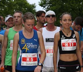 Die Halbmarathon Vorjahressiegerin Katarina Beresova (H11) galt auch dieses Jahr als Favoritin auf den Halbmarahonsieg.